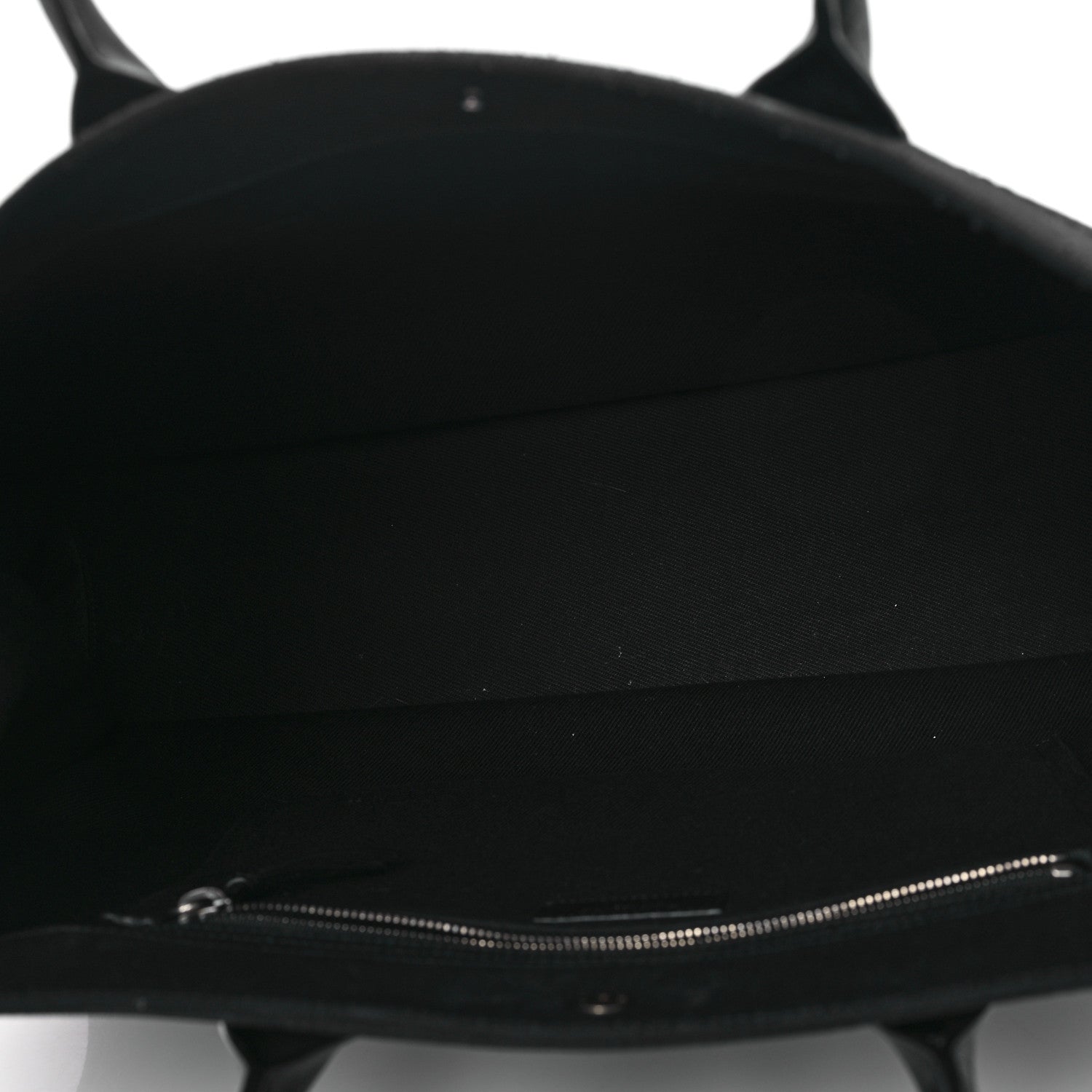 Saint Laurent Linen Calfskin Rive Gauche Tote Black 5 of 8