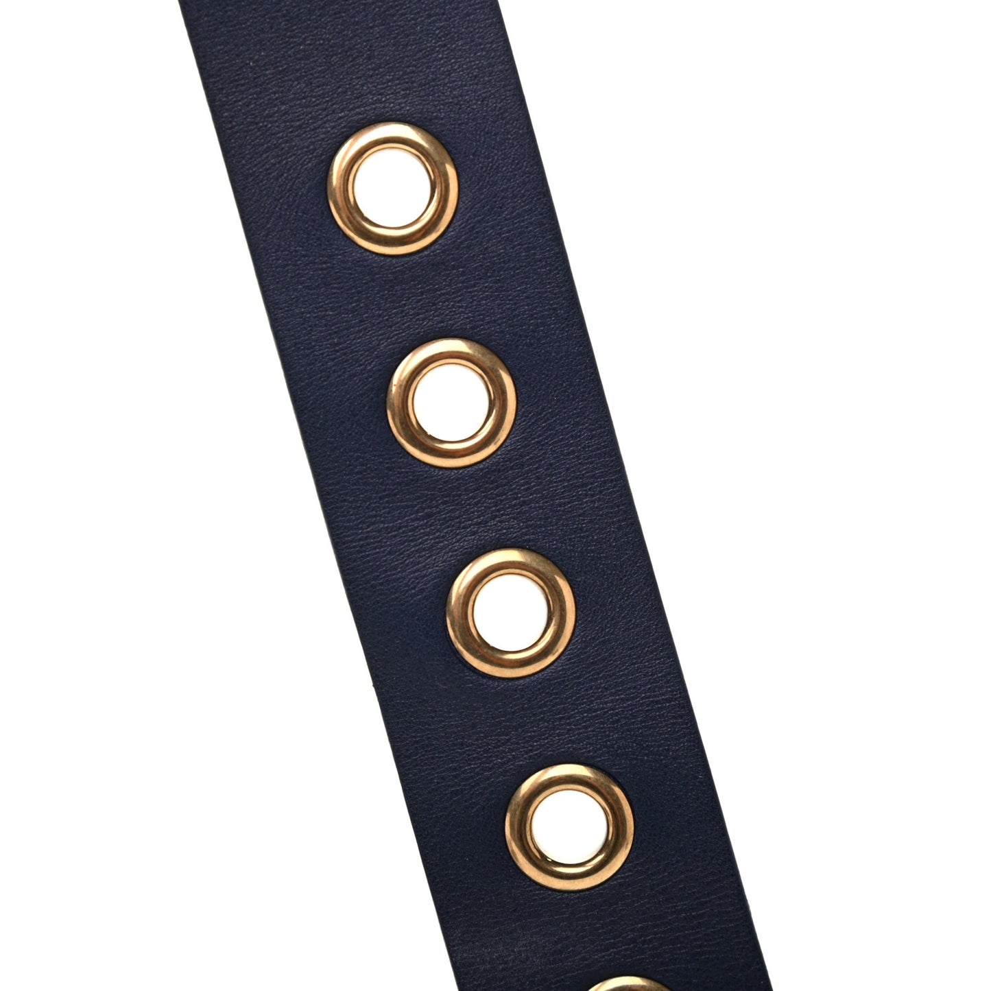 Calfskin Diorquake Belt 75 Navy