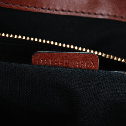 Burberry House Check Bridle Calfskin Medium Gosford Hobo Dark Tan 8 of 9