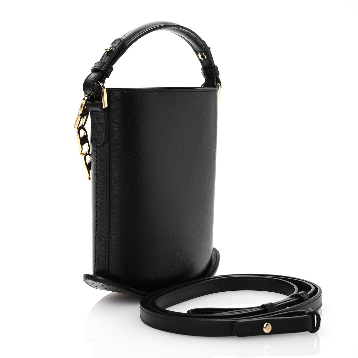 Box Calfskin Toy Pin Eclat Bucket Black