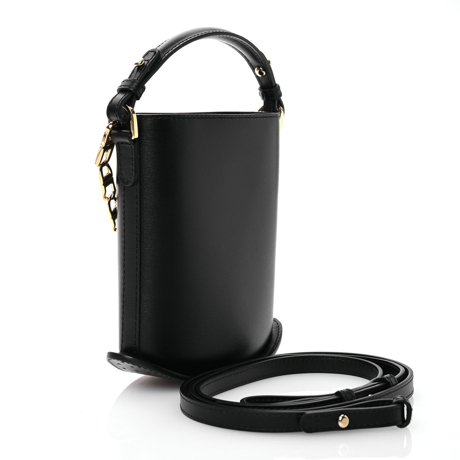 Delvaux Box Calfskin Toy Pin Eclat Bucket Black 3 of 10