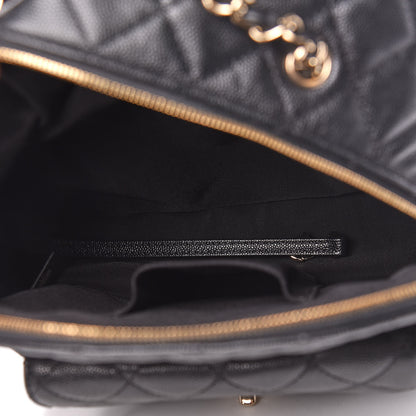 Chanel Caviar Quilted Large CC Day Backpack Black 7 of 10