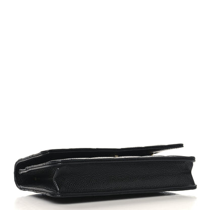 Chanel Caviar Quilted Wallet on Chain WOC Black 3 of 11