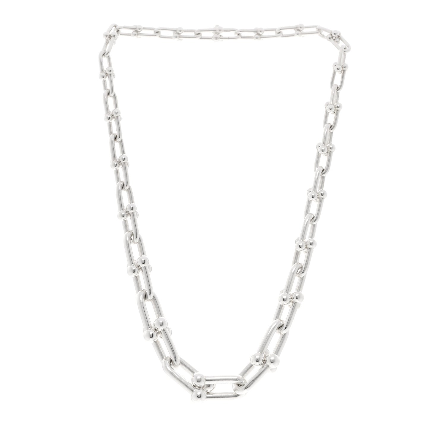 Sterling Silver HardWear Graduated Link Necklace