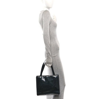 Chanel Patent CC Shopper Tote Black 2 of 11