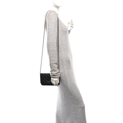 Chanel Caviar Quilted Wallet on Chain WOC Black 2 of 12