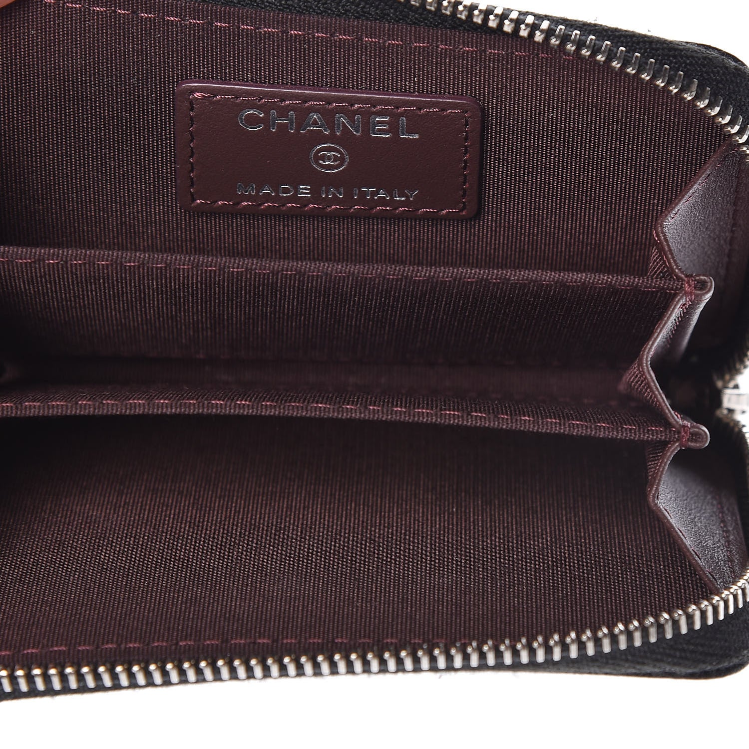 Chanel Grained Calfskin Neo Executive Zip Coin Purse Black 5 of 10