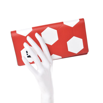 Louis Vuitton Epi World Cup Brazza Wallet Red 2 of 8
