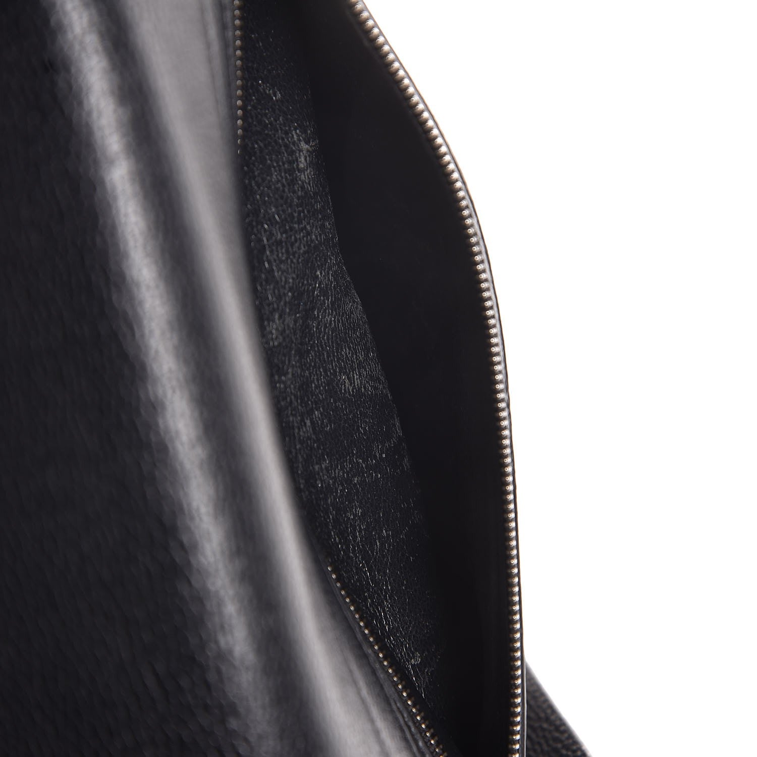 Celine Drummed Calfskin Suede Medium Trapeze Black 13 of 13