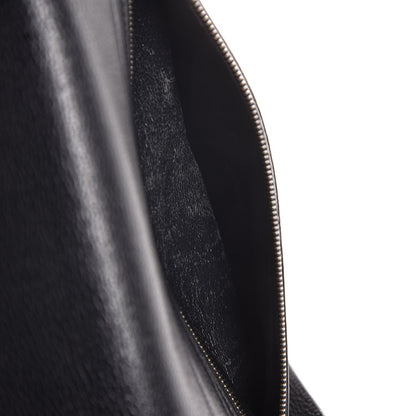Celine Drummed Calfskin Suede Medium Trapeze Black 13 of 13