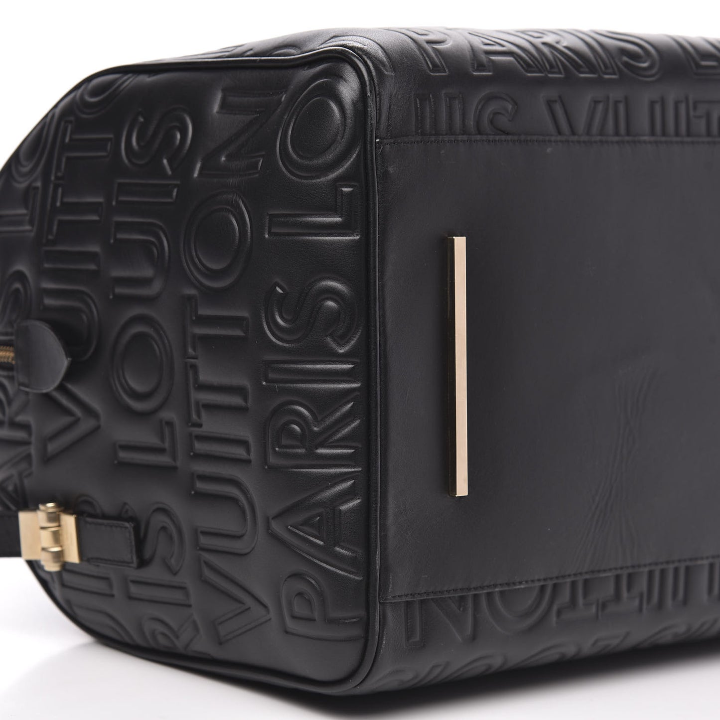 Calfskin Embossed Speedy Cube 30 Black