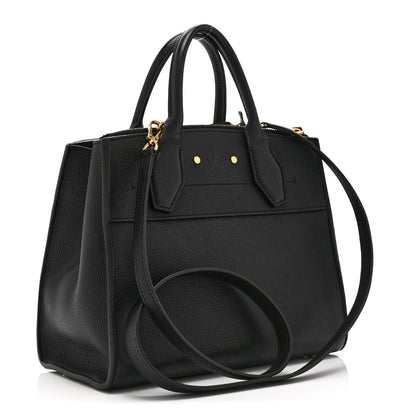 Louis Vuitton Taurillon City Steamer PM Black 3 of 11