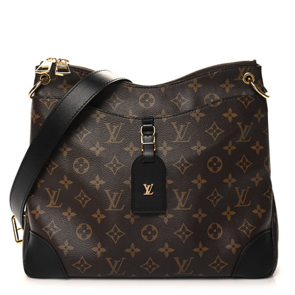 Louis Vuitton Monogram Odeon MM Black 1 of 9