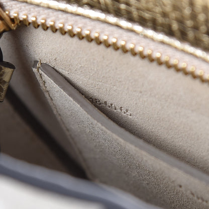 Chloe Metallic Calfskin Lambskin Suede Mini Pixie Signature Belt Bag Gold 8 of 8