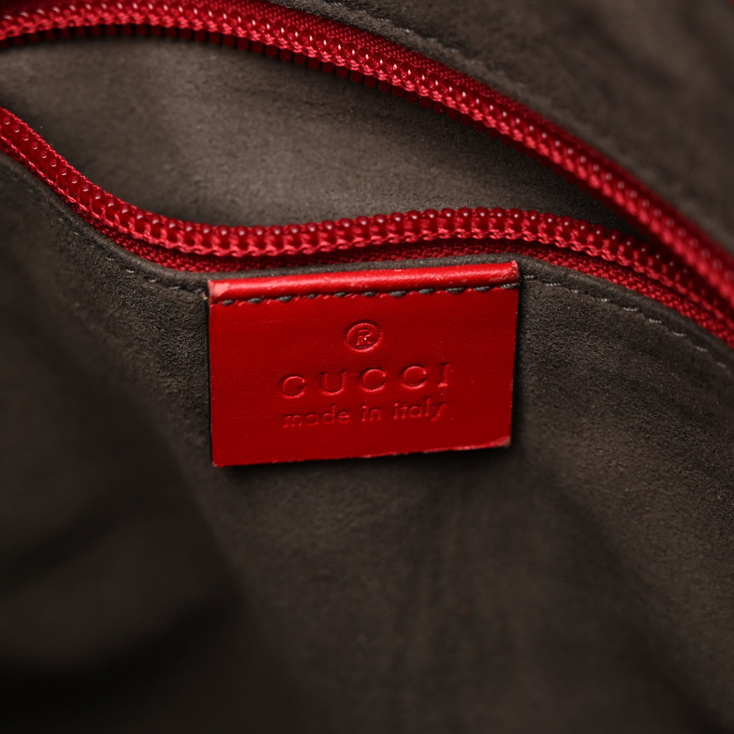 Guccissima Signature Small Messenger Bag Hibiscus Red