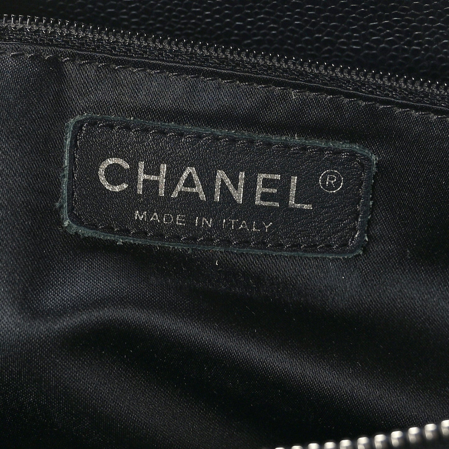 Caviar Quilted Grand Shopping Tote GST Black