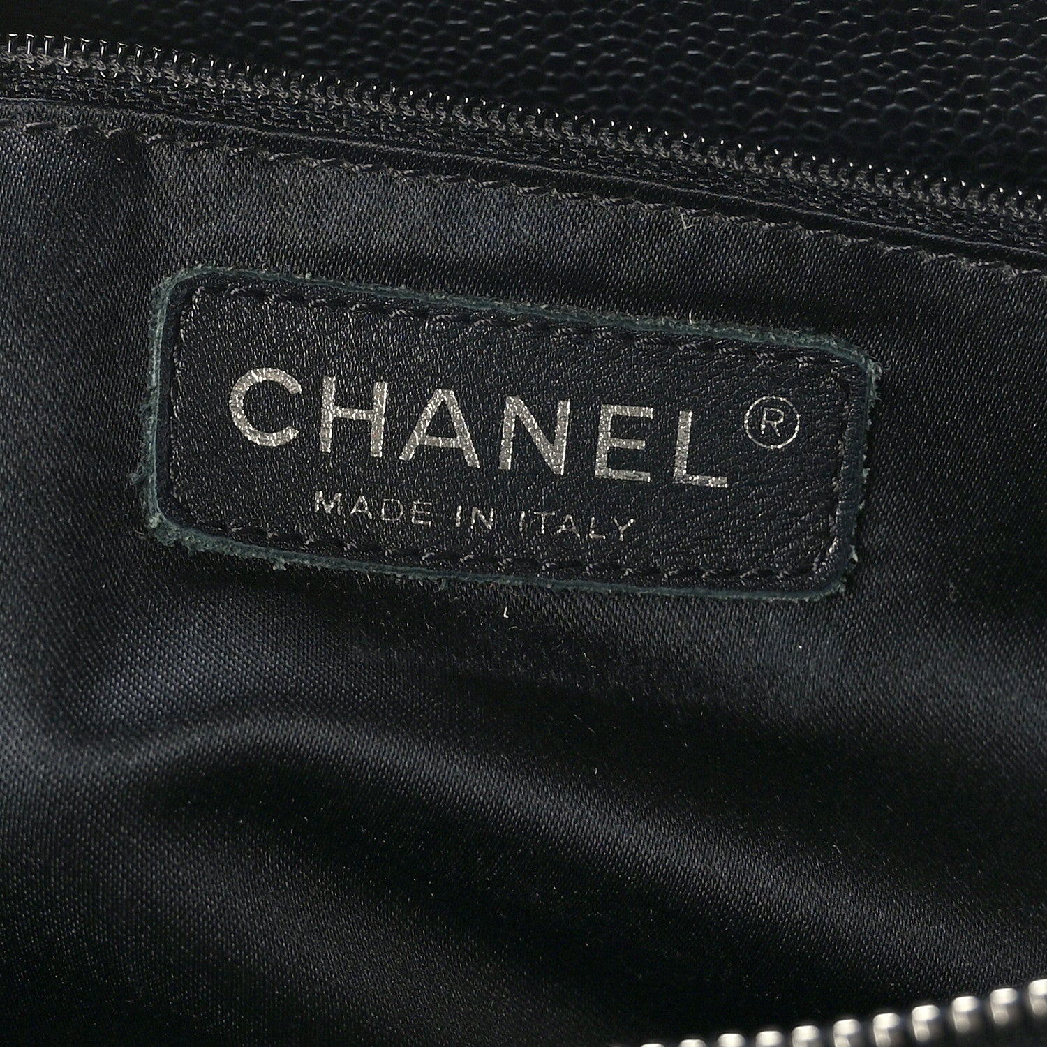 Chanel Caviar Quilted Grand Shopping Tote GST Black 6 of 11