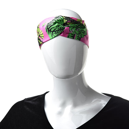 Gucci Silk Monogram Bengal Tiger Print Duchesse Headband 2 of 5