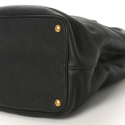 Prada Vitello Daino Tote Black 8 of 8