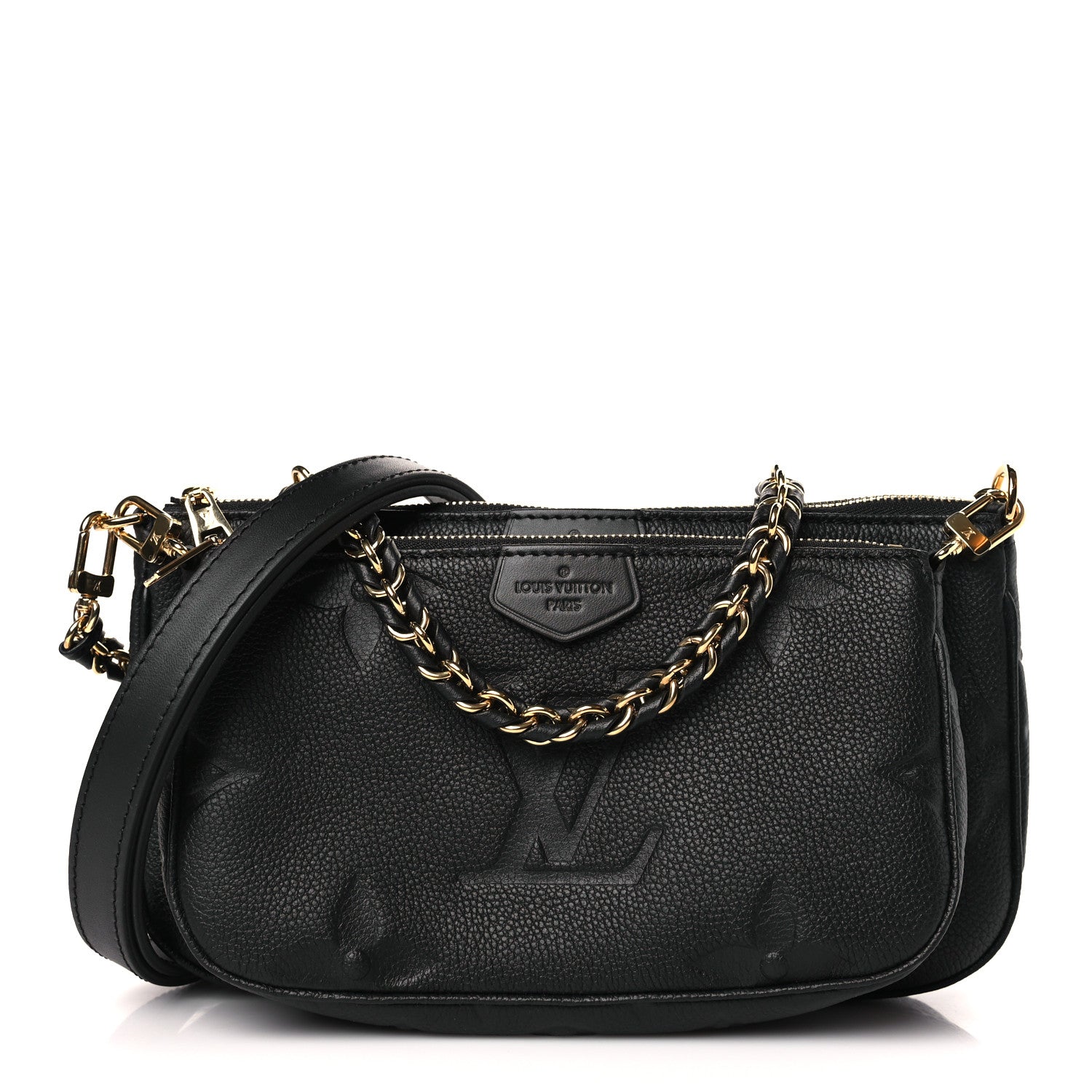 Louis Vuitton Empreinte Monogram Giant Multi Pochette Accessories Black 1 of 10