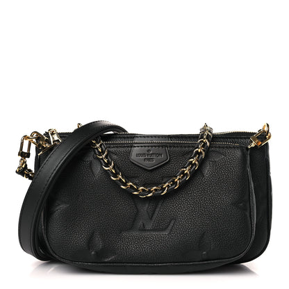 Louis Vuitton Empreinte Monogram Giant Multi Pochette Accessories Black 1 of 10