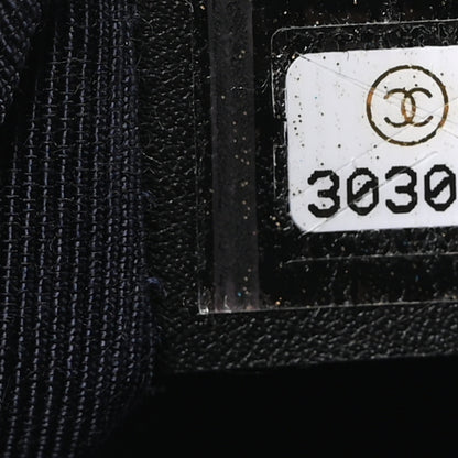 Chanel Tweed Quilted Maxi Chanel 19 Flap Navy 7 of 11