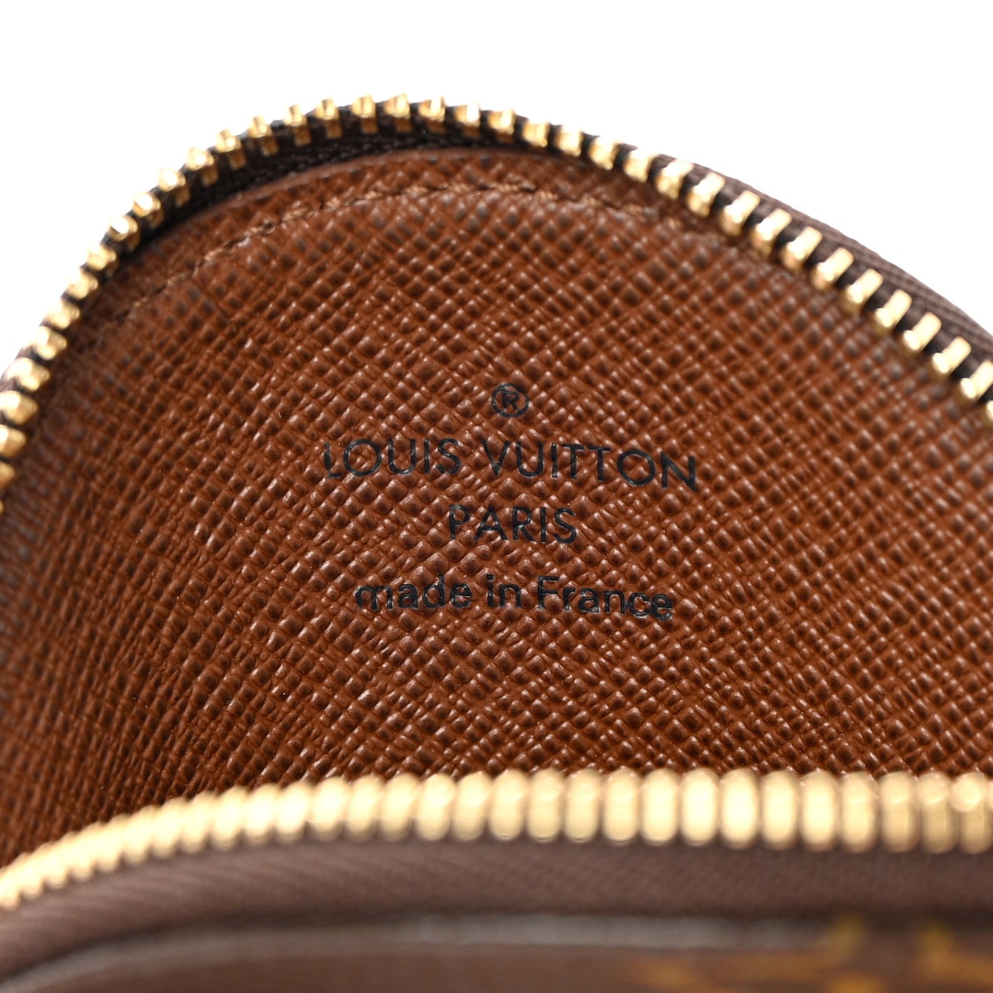 Monogram Round Coin Purse