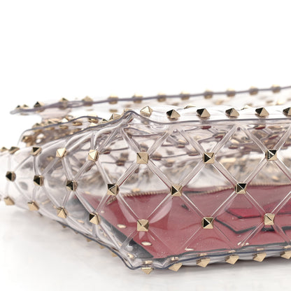 Valentino Garavani PVC Medium Rockstud Spike Shoulder Bag 9 of 9