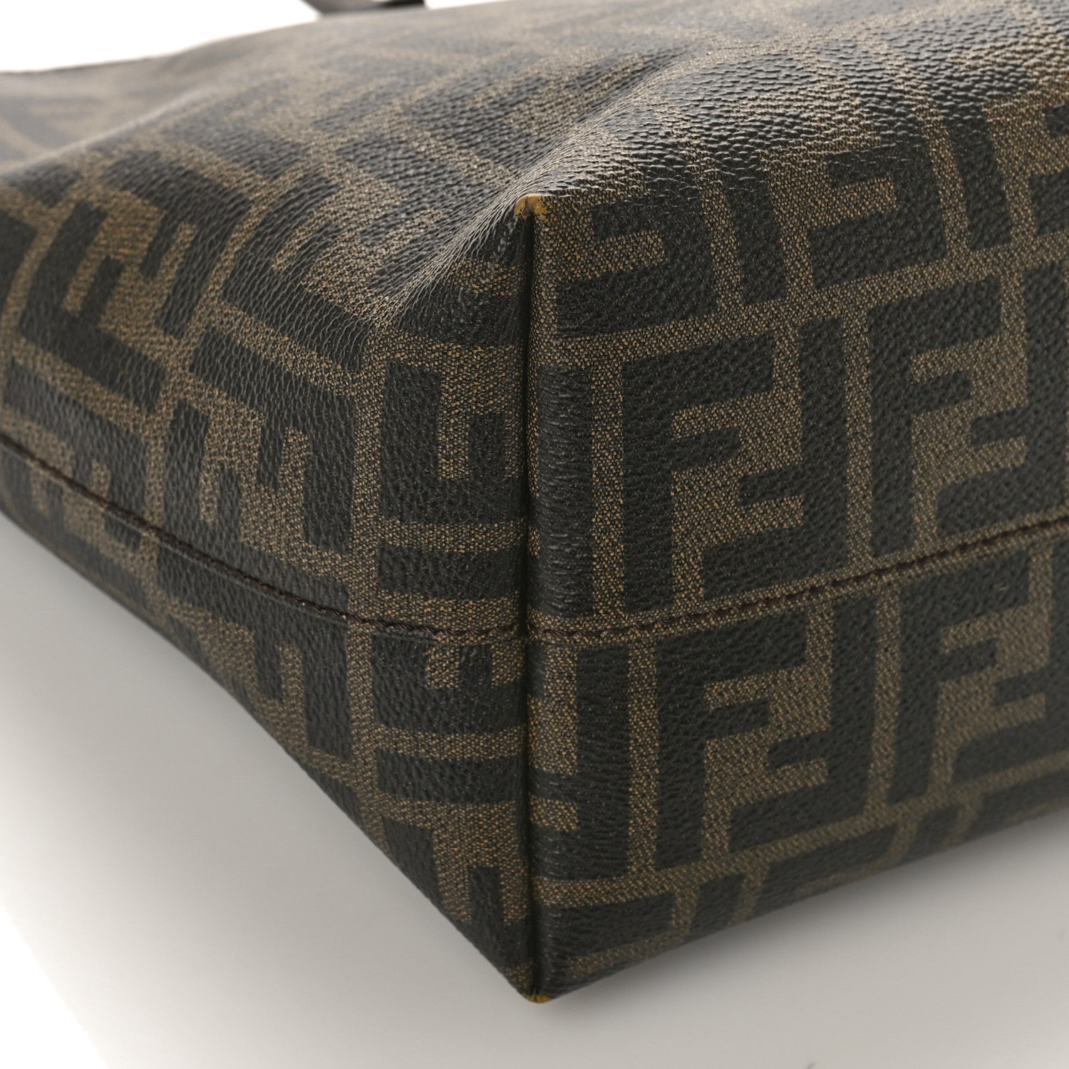 Fendi Zucca Spalmati Small Roll Tote Tobacco Moro 7 of 9