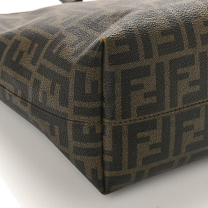 Fendi Zucca Spalmati Small Roll Tote Tobacco Moro 7 of 9