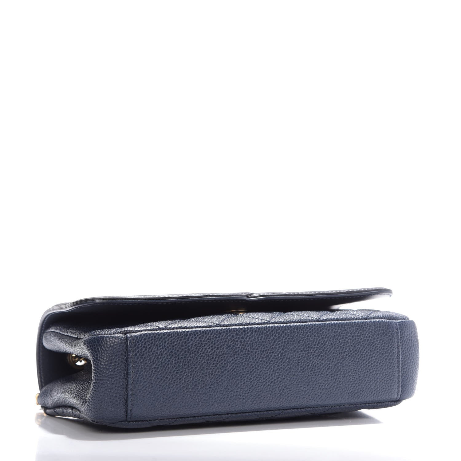 Chanel Caviar Quilted Small CC Filigree Flap Navy Black 4 of 9