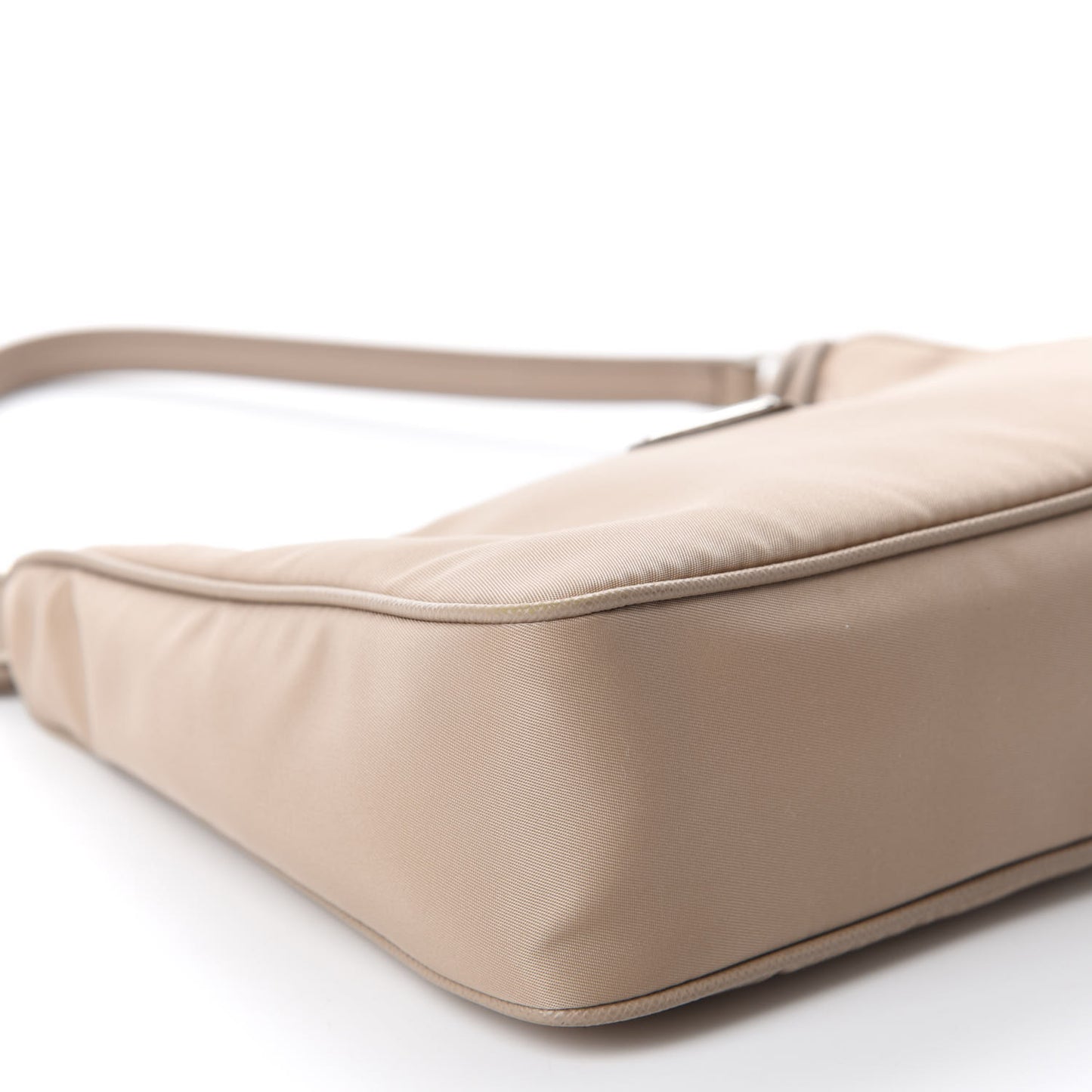 Re-Nylon Saffiano Mini Re-Edition 2005 Bag Cammeo