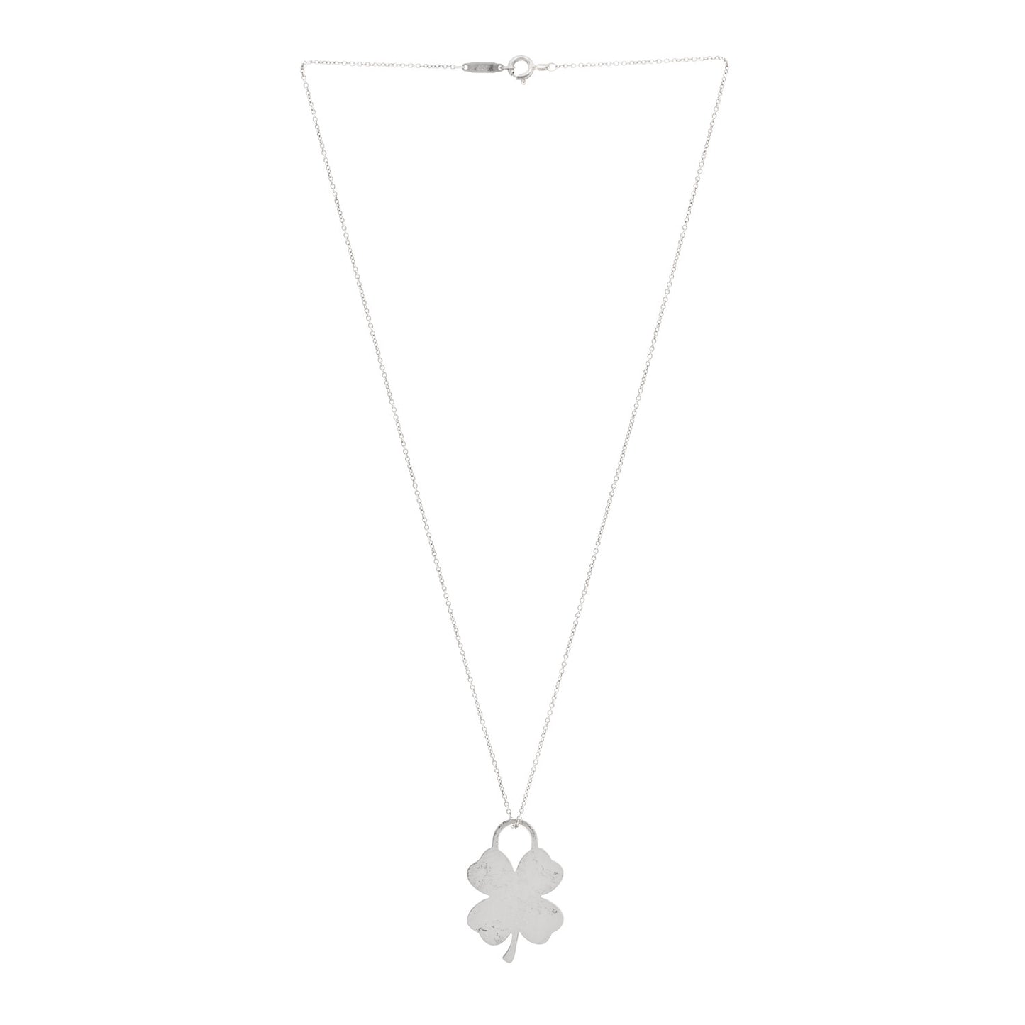 Sterling Silver Clover Pendant Necklace