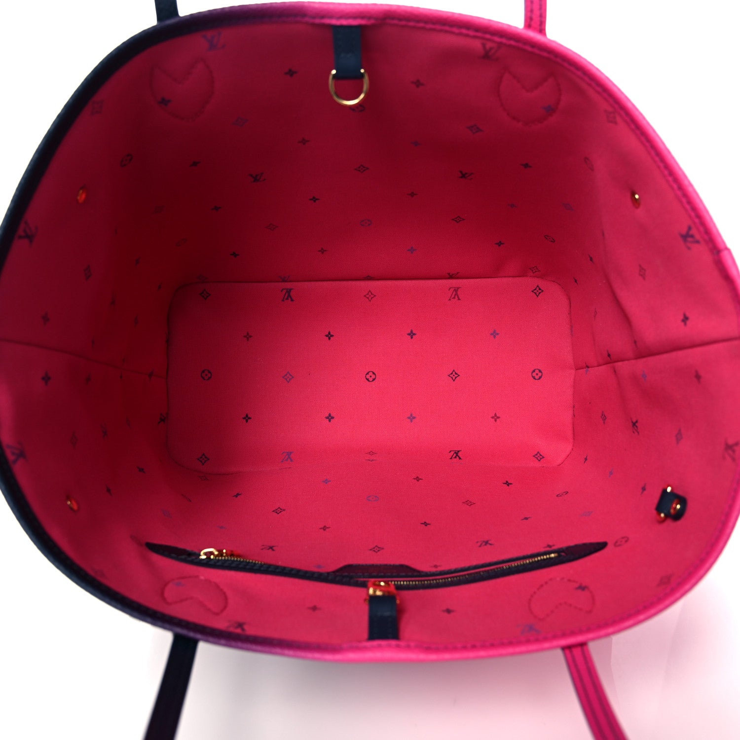 Louis Vuitton Monogram Giant Spring In The City Neverfull MM Midnight Fuchsia 6 of 9