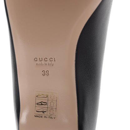 Gucci Calfskin Web Ballerina Flat 39 Nero Black 6 of 10