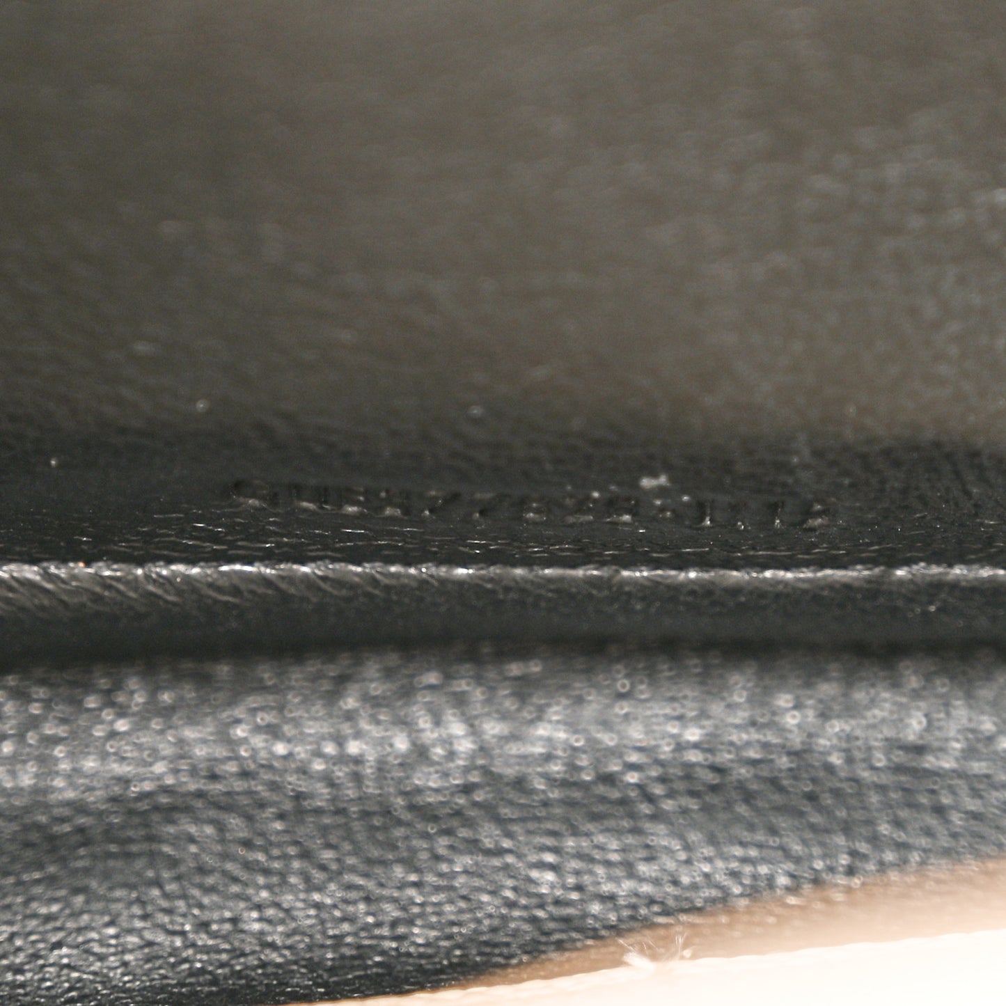 Grain De Poudre Matelasse Chevron Monogram Chain Wallet  Nude Powder