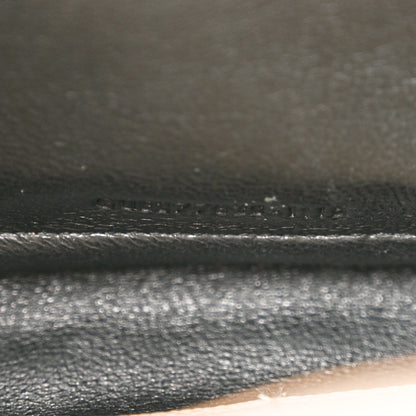 Saint Laurent Grain De Poudre Matelasse Chevron Monogram Chain Wallet  Nude Powder 8 of 13