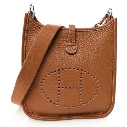 Hermes Taurillon Clemence Evelyne TPM Gold 1 of 10