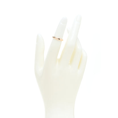 Cartier 18K Pink Gold Diamond 2.6mm 1895 Wedding Band Ring 46 3.75 2 of 6