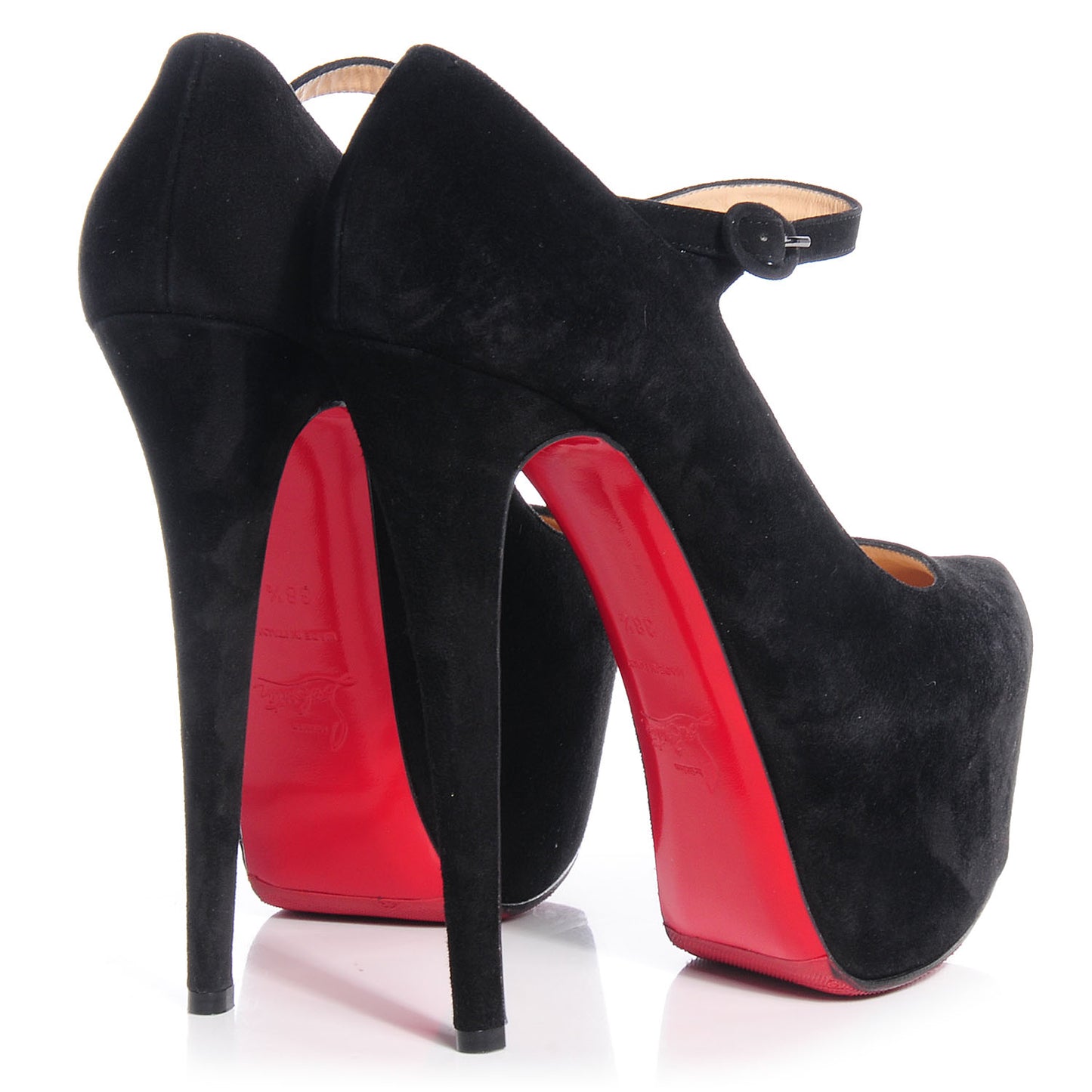 Suede Lady Daf 160 Pumps 38.5 Black