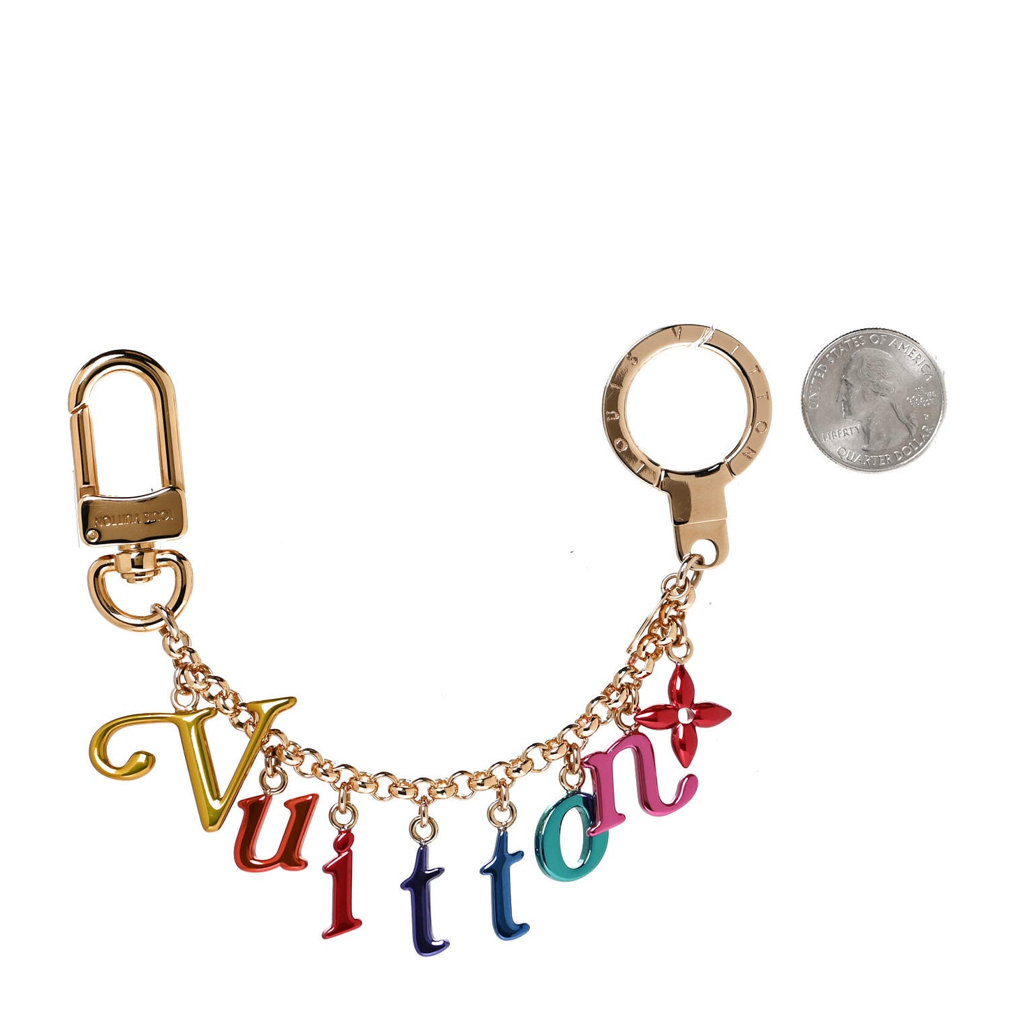 New Wave Key Chain Bag Charm Multicolor