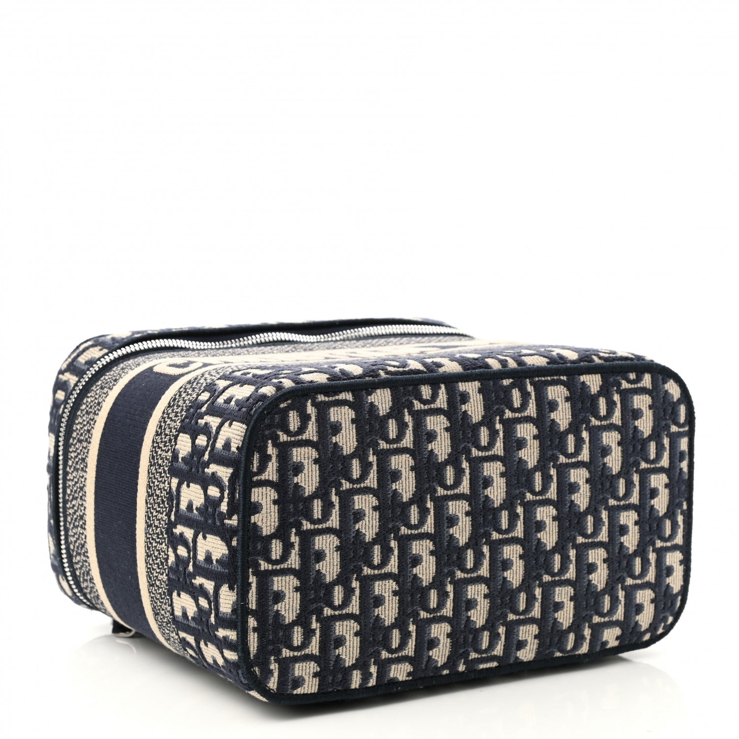 Christian Dior Oblique Diortravel Vanity Case Blue 4 of 10