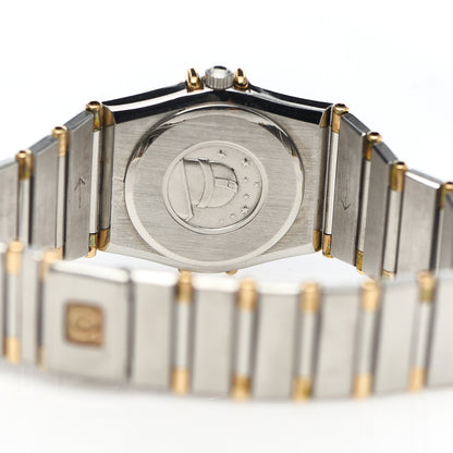 Omega Stainless Steel 18K Yellow Gold 22mm Constellation Quartz Watch Champagne 795.1080 3 of 4