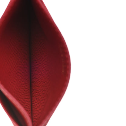 Prada Saffiano Metal Card Holder Fuoco 5 of 8