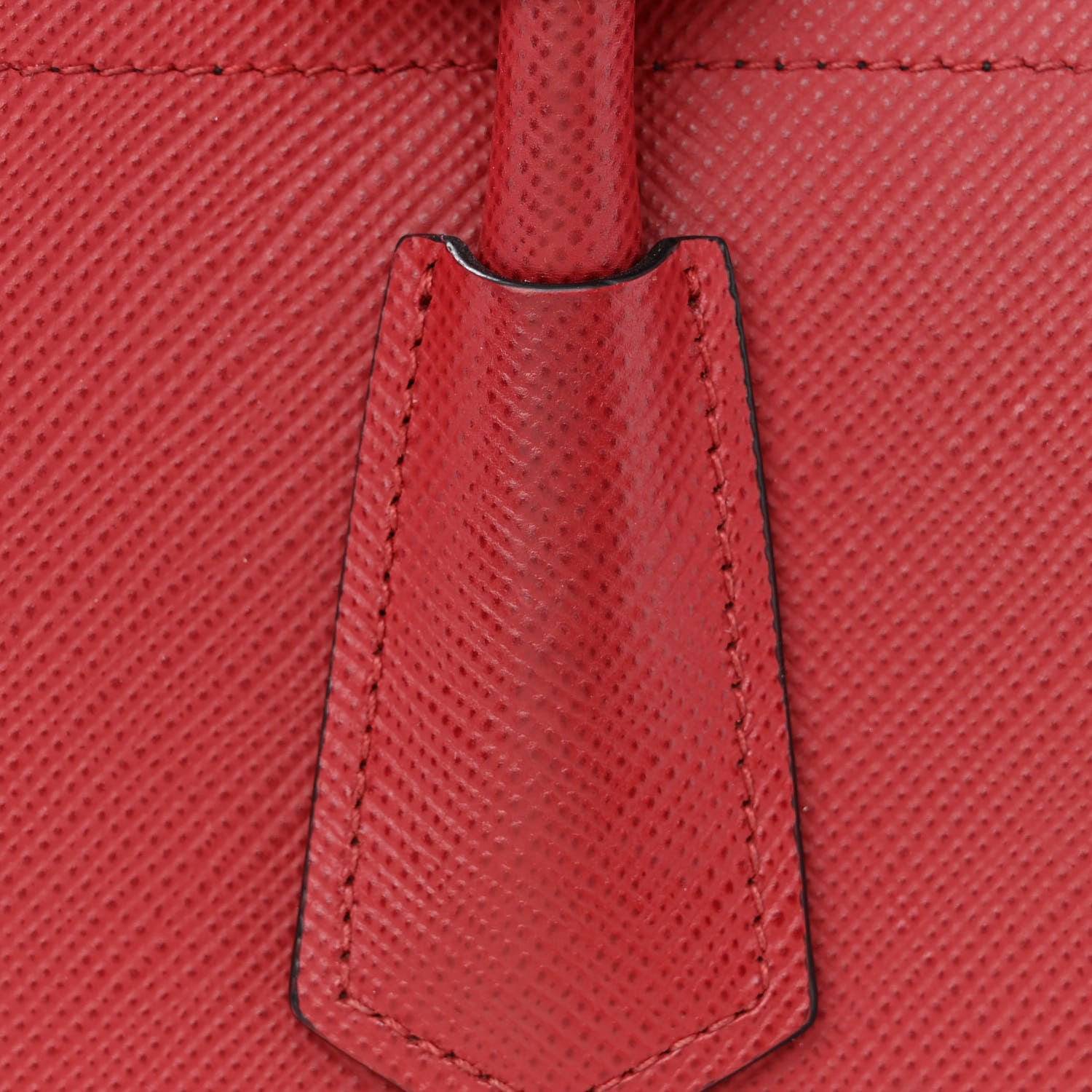 Prada Saffiano Cuir Medium Double Bag Fuoco 13 of 13