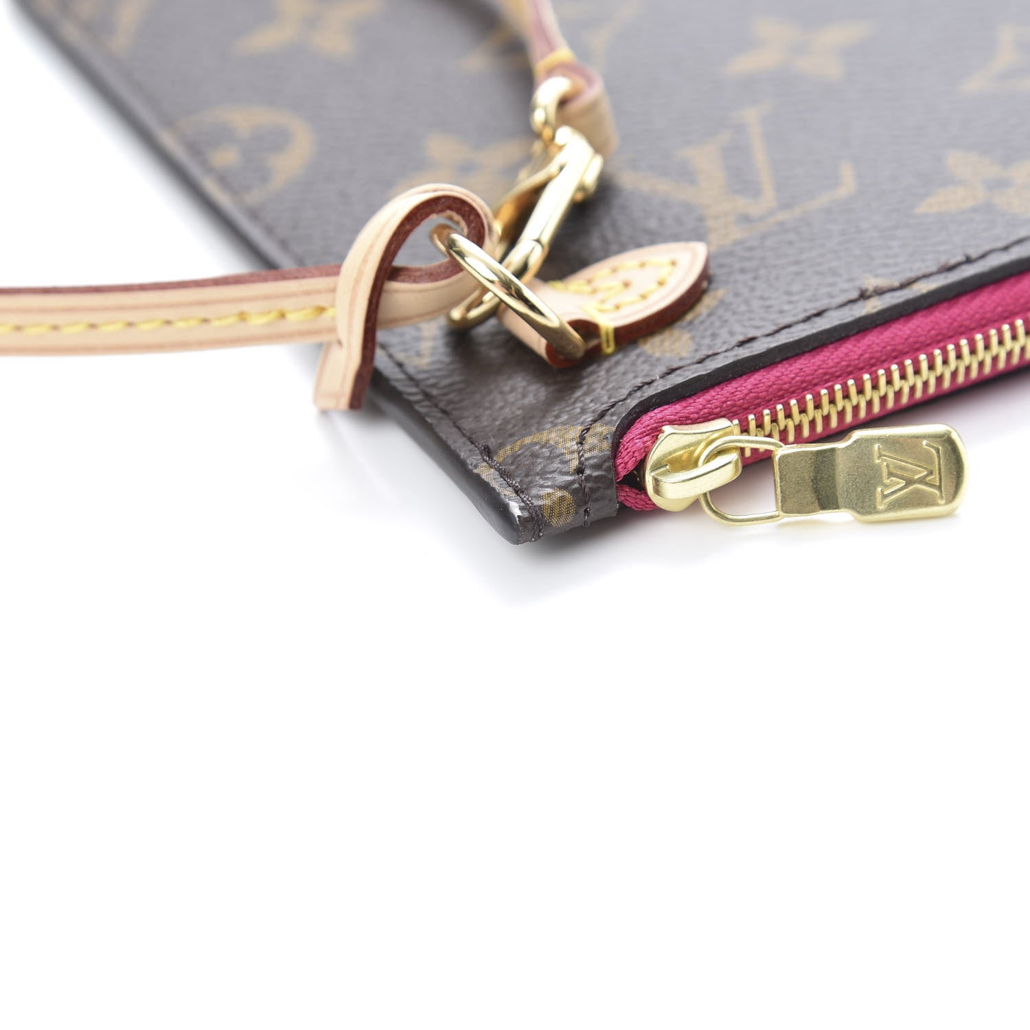 Louis Vuitton Monogram Neverfull MM GM Pochette Pivoine 9 of 9