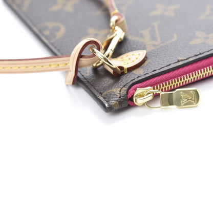 Louis Vuitton Monogram Neverfull MM GM Pochette Pivoine 9 of 9
