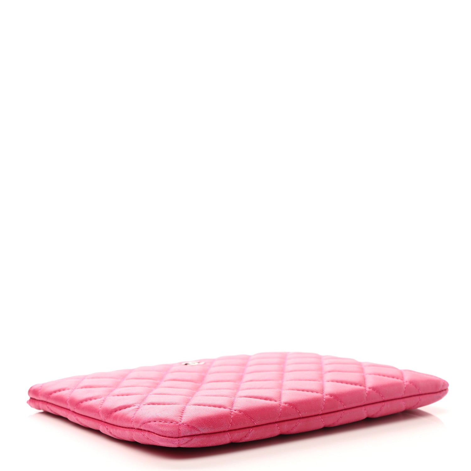 Chanel Lambskin Quilted Medium Cosmetic Case Pink 4 of 7