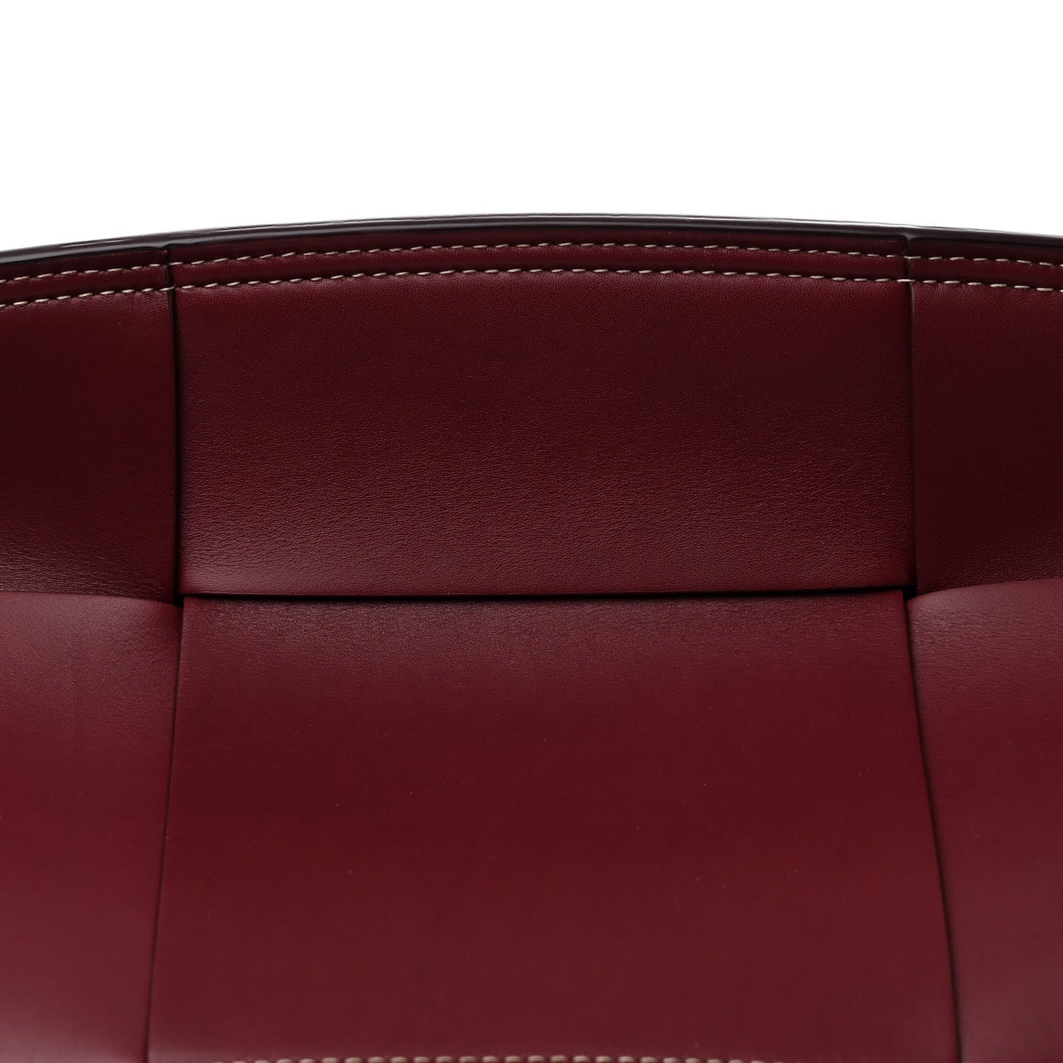 Bottega Veneta French Calfskin Maxi Intrecciato Large Arco Bordeaux 8 of 13