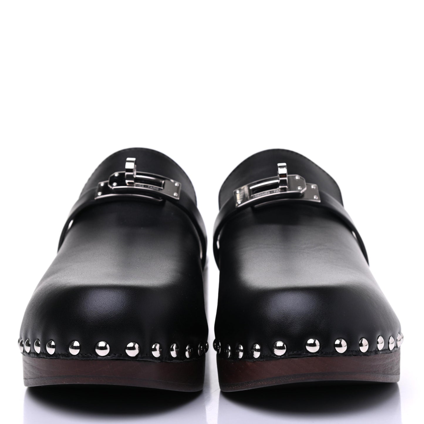 Calfskin Carlotta Mules 38 Black